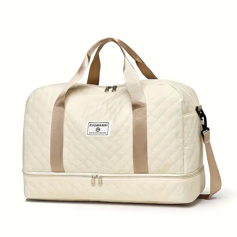 Luxury Large Capacity Duffel Bag – Versatile Shoulder & Crossbody Tote With Dual Side Pockets Free Shipping Best Place