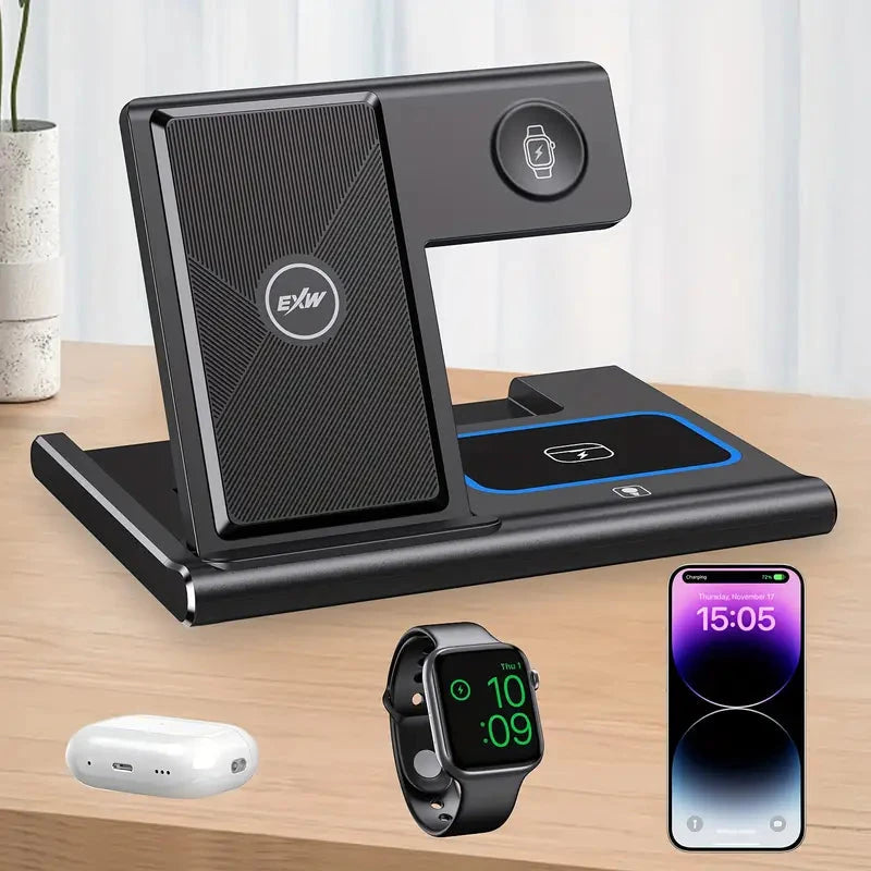 3-in-1 Multifunctional Convenient Wireless Charging Station Cheap Sale Perfect