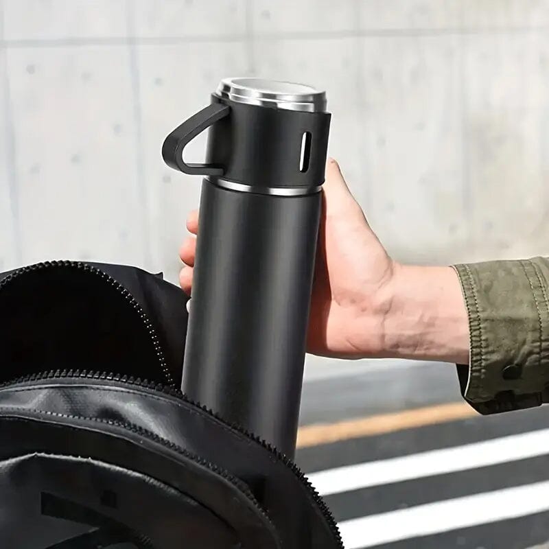Insulated Stainless Steel Vacuum Flask Set With Credit Card Online