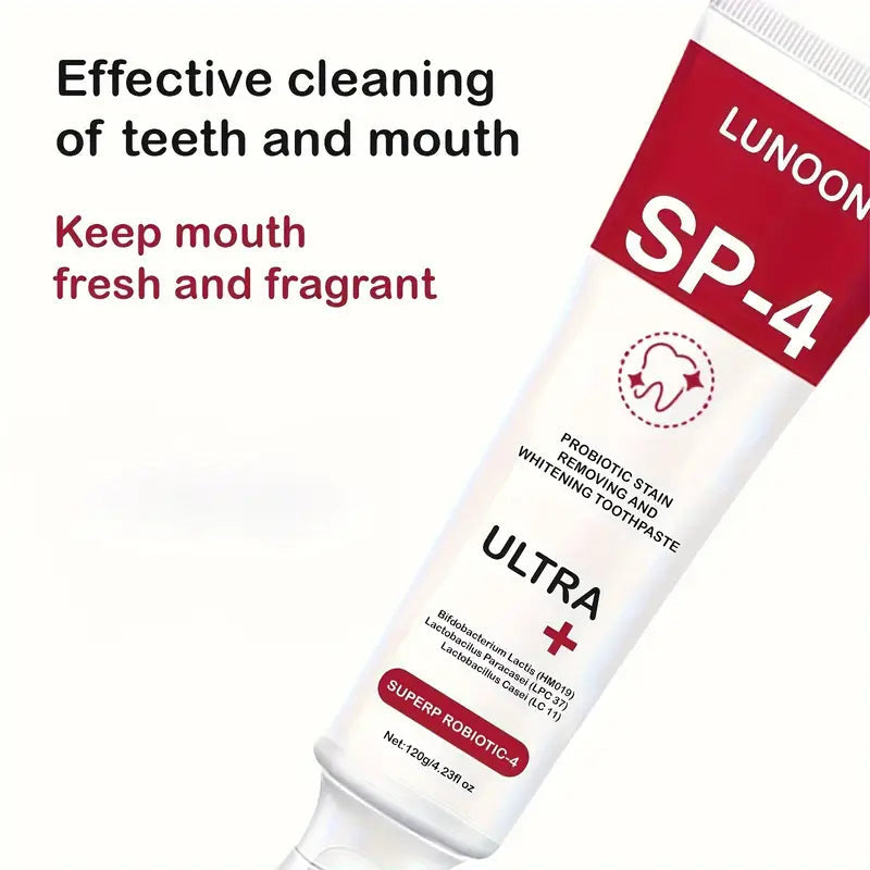 Natural Ingredients Ultra Probiotic Whitening Toothpaste for Fresh Breath Oral Care Free Shipping Largest Supplier