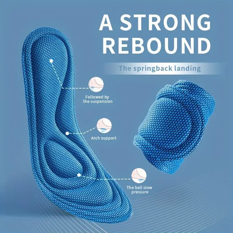 Pair of 5D Memory Foam Breathable Insoles Sale Enjoy