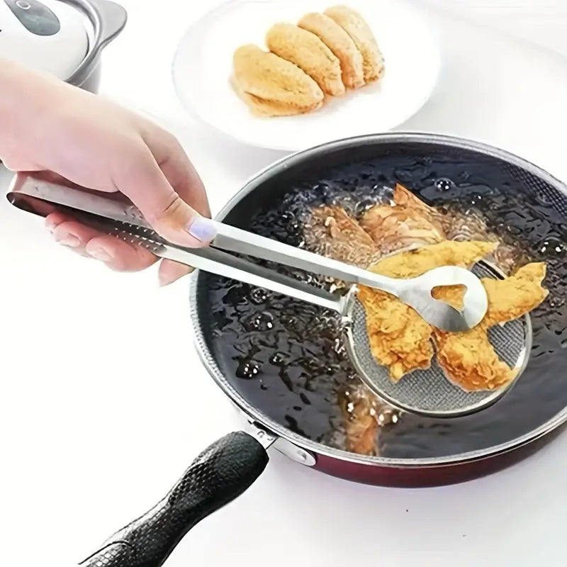 Stainless Steel Kitchen Strainer Tongs - High-Temperature Resistant Sale Choice