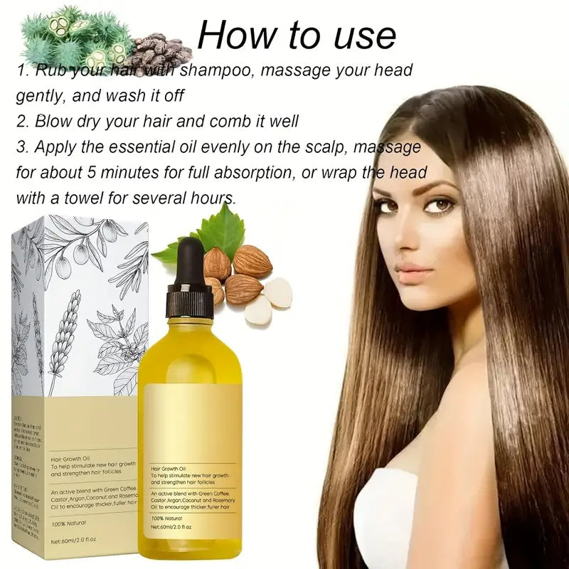 Hair Growth Oil & Scalp Treatment Plant Extract for Dry Damaged Hair Clearance Purchase