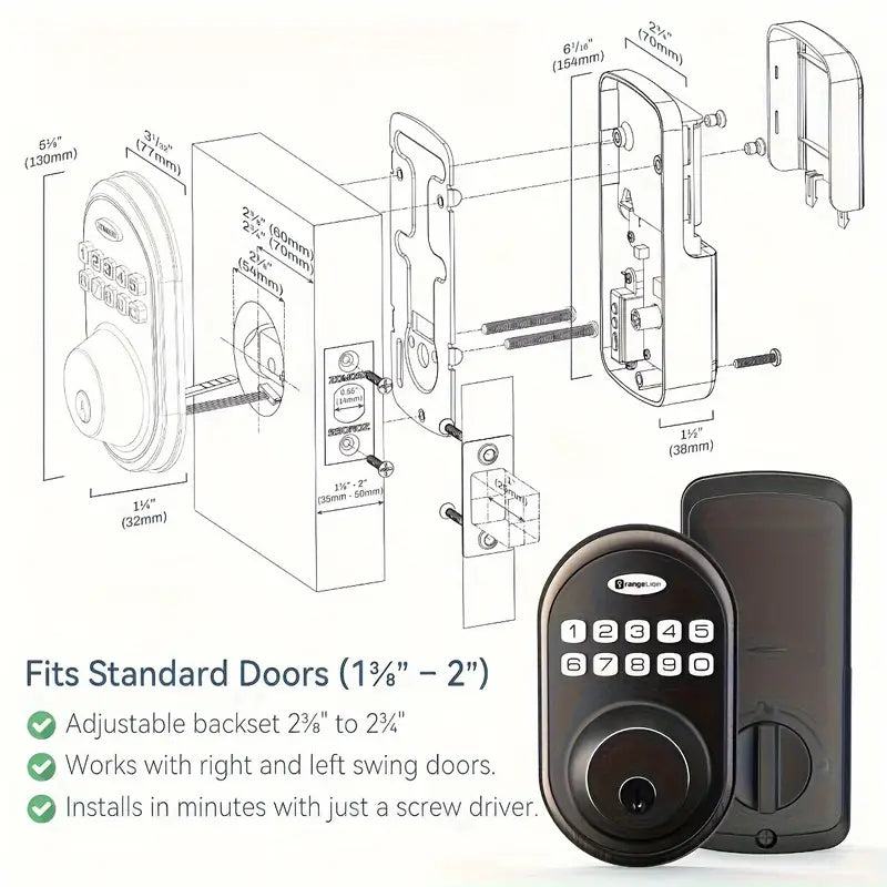 Auto Smart Keypad Door Lock Set Cheap Sale Looking For