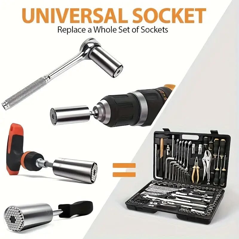 Universal Torque Wrench 7-19mm Hexagonal Multi-functional Universal Socket Free Shipping Shop