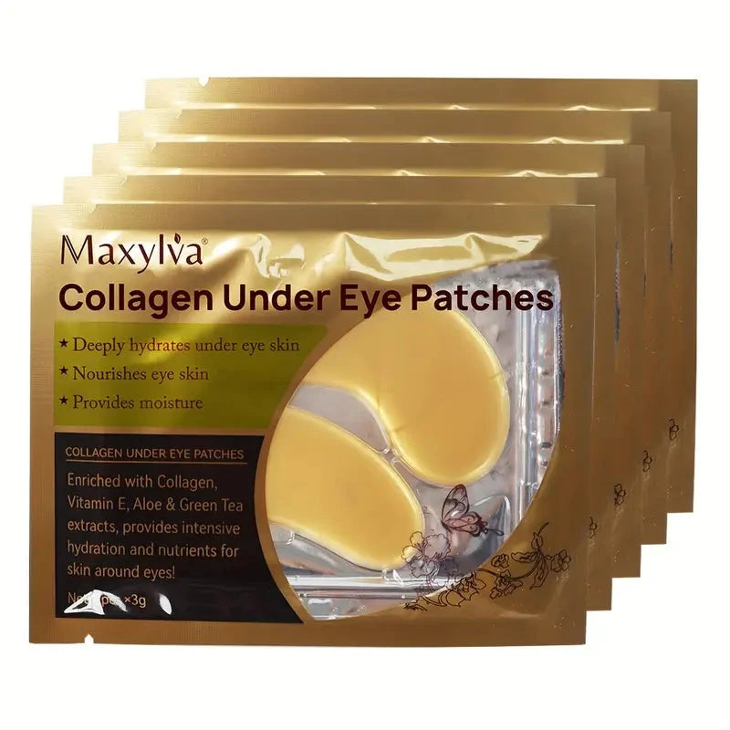 2-Pack: Hydrating Eye Care Under Eye Crystal Mask Golden Under Eye Patches For Women and Men Cheap Best Store To Get