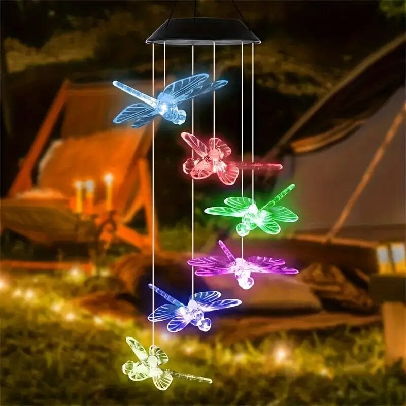 Solar Dragonfly Wind Chimes Lights Sale Cost