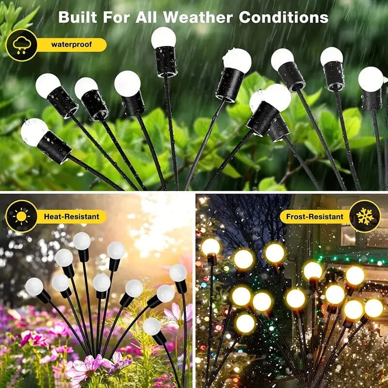 2-Pack: 12-LED Solar Garden Lights Amazing Pice