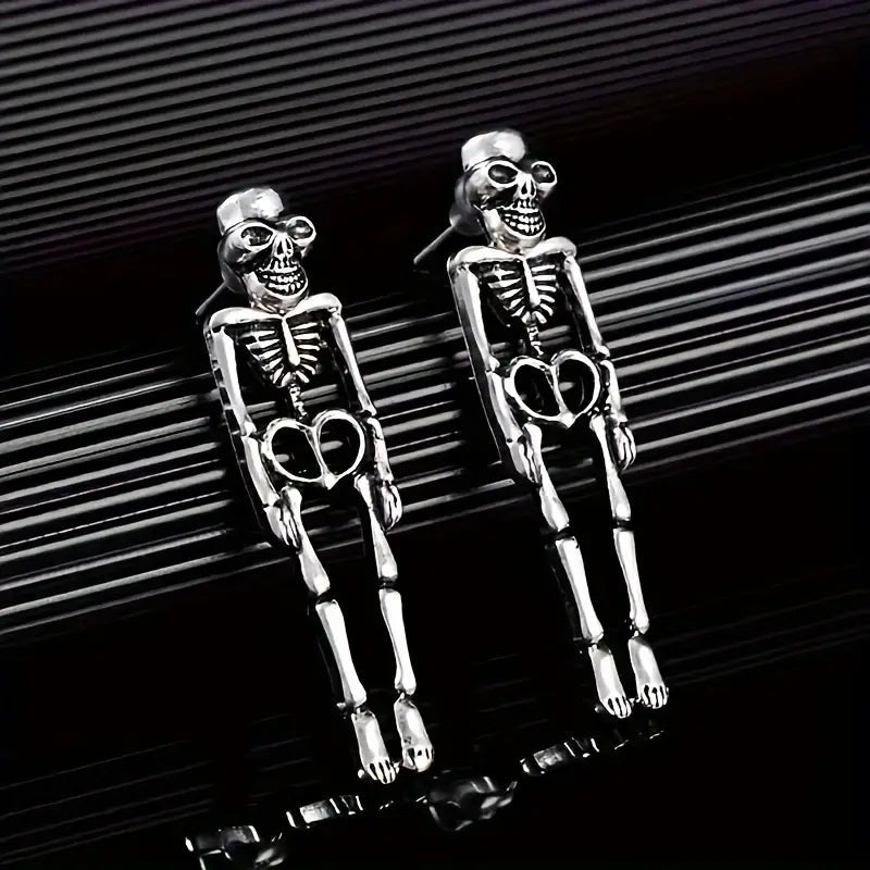 Skeleton Design Dangle Earrings 2025 Sale Online