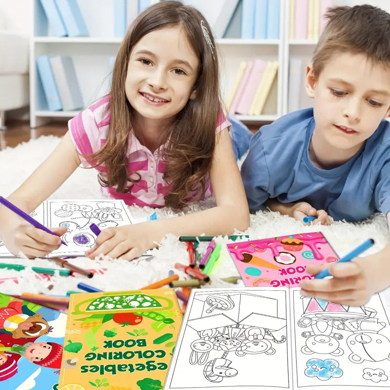 24-Pack: Small Coloring Books For Kids Ages 4-12 Clearance Extremely