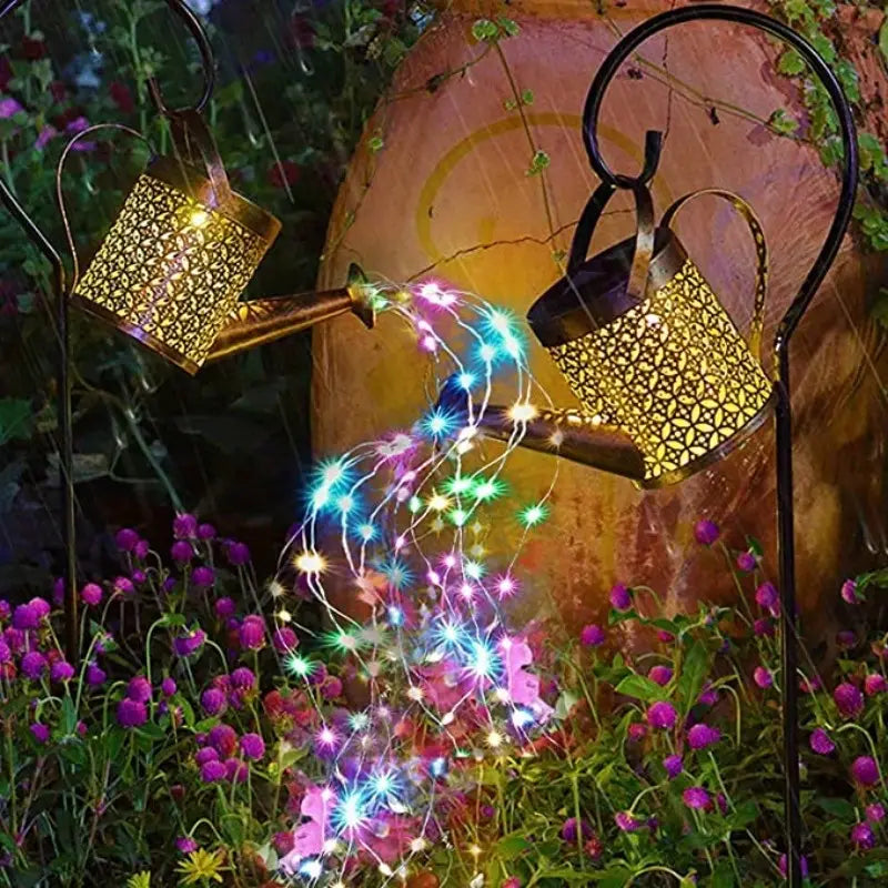 Watering Can Solar Garden Lights - Copper, Solar Powered Sale Shop