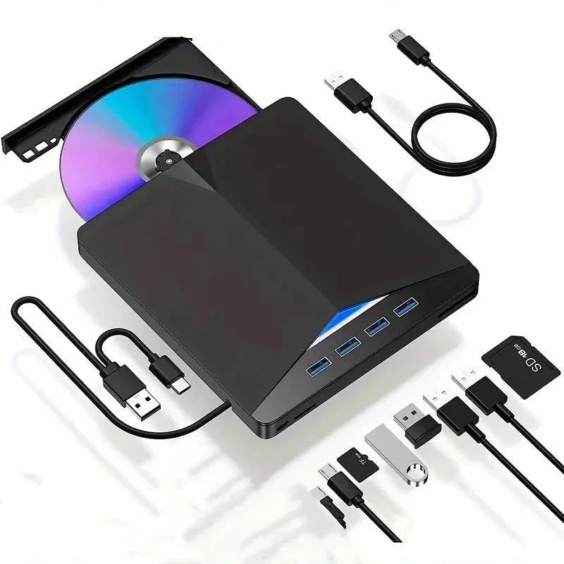 7-In-1 Portable External CD/DVD Drive Discount With Mastercard