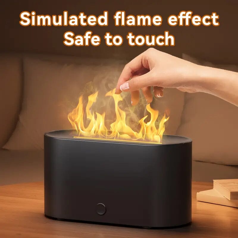 7-Color Simulated Flame Humidifier Aromatherapy Machine Outlet Best Seller