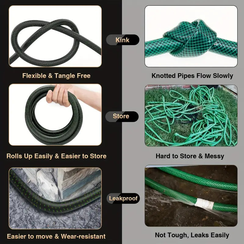 Heavy-Duty Expandable Garden Hose - Leakproof Design with Spray Nozzle Discount Amazon