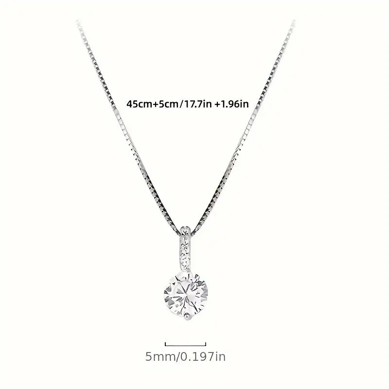 Zirconia Water Drop Pendant Clavicle Chain Necklace Free Shipping Tumblr