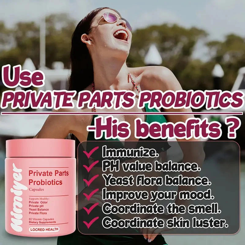 Women's Private Probiotics, Probiotics And Prebiotic Combination Conditioning Cheap Buy Authentic