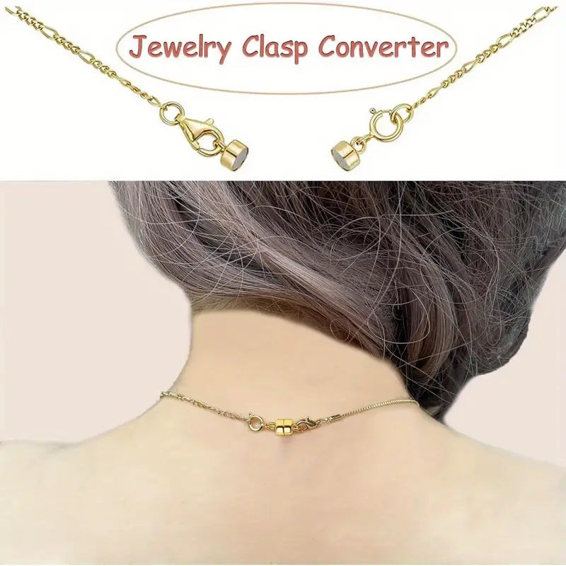 3-Piece: Magnetic Lobster Clasp Necklace Converter with Strong Magnetic Closure Sale Get To Buy