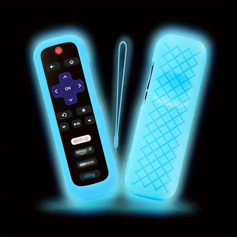 Glow-in-the-Dark Silicone Remote Cover With Lanyard Discount Ebay