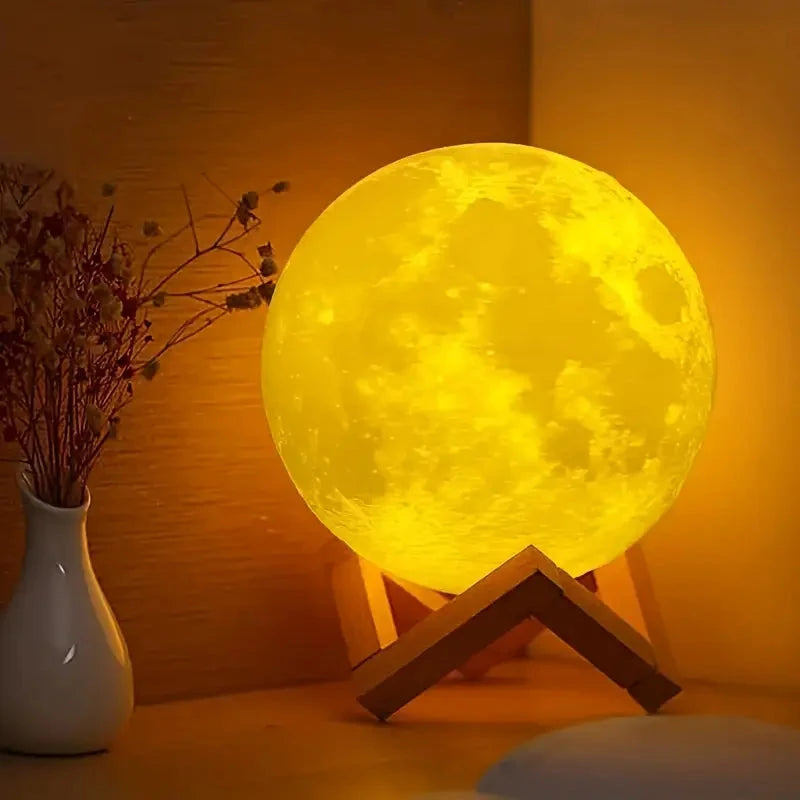 16 Colors Lunar Table Lamp with Remote Control, Creative Small Night Lamp Buy Cheap Big Discount