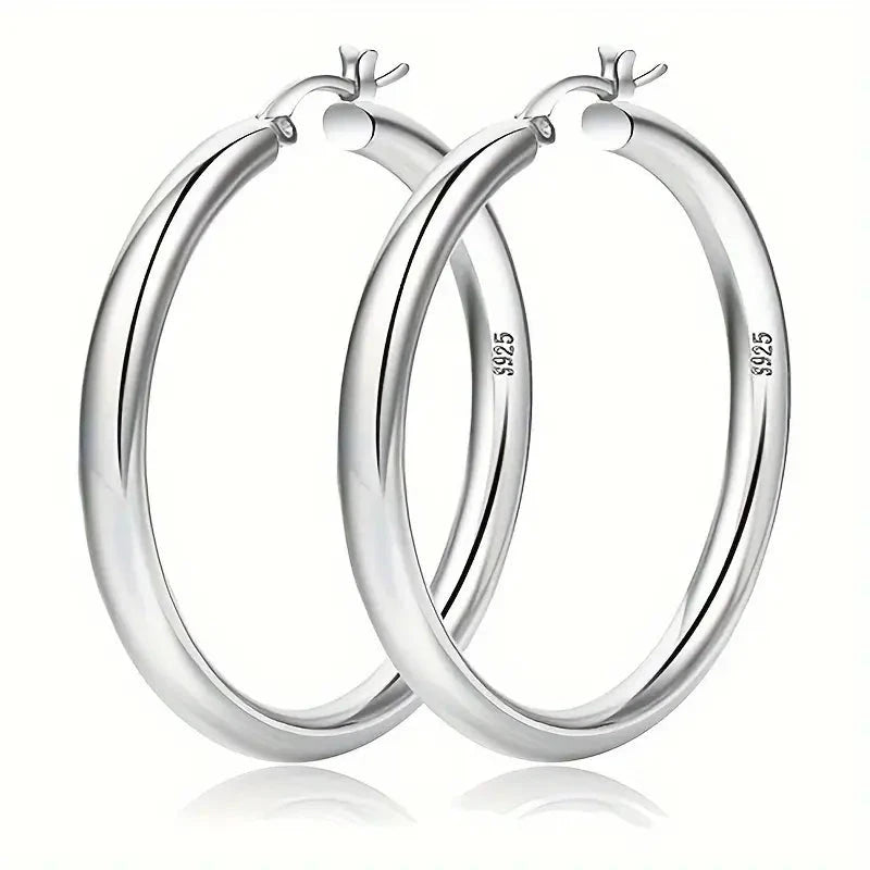 Elegant Daily Wear Round Circle Hoop Earrings Sale New