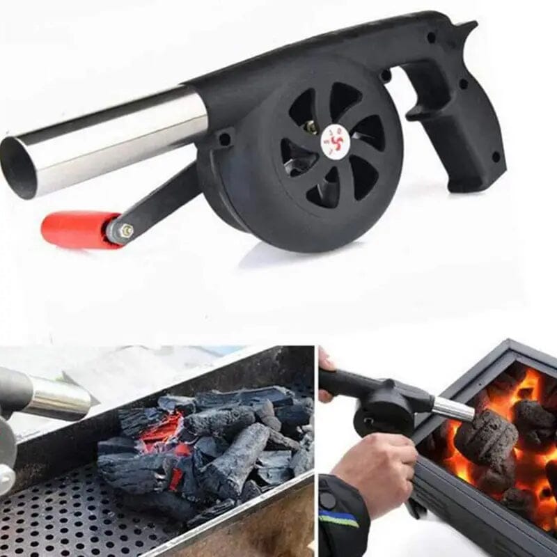 Portable Hand-Operated Blower for BBQ, Camping, and Fire Making Outlet For You