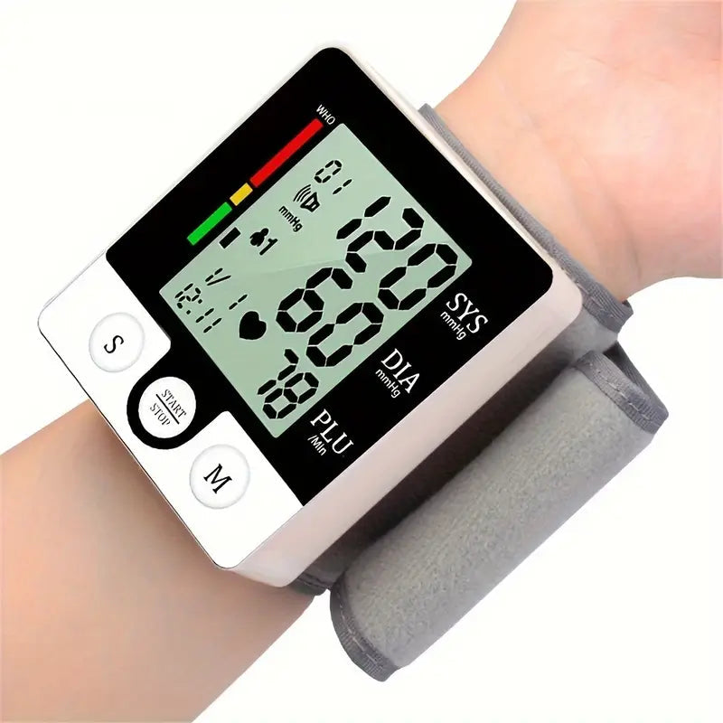 Digital Wrist Blood Pressure Monitor for Adults - Voice-Activated, Heart Rate & Adjustable Cuff Sale Best Pices