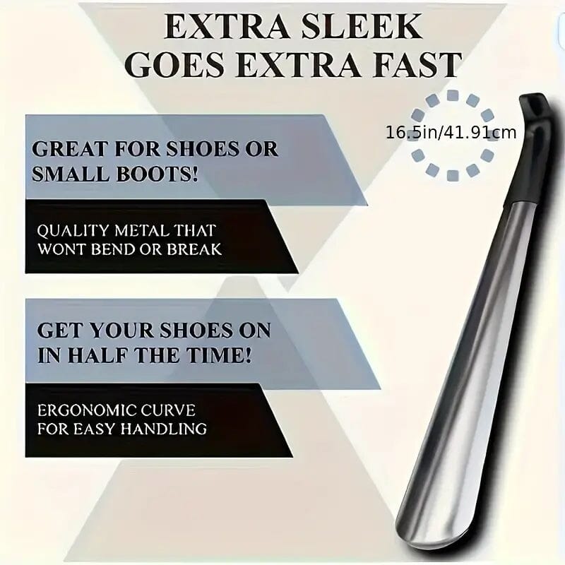 Ergonomic Stainless Steel Easy Grip Long Handle Shoe Horn Buy Cheap Cheapest