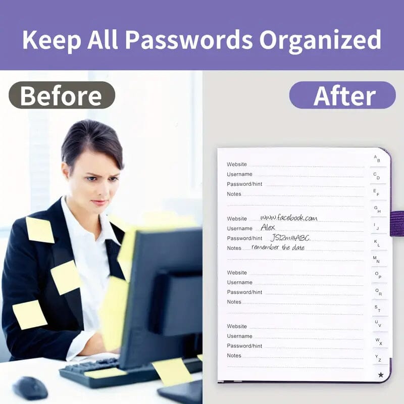 Ultimate Secure Password Organizer Journal Clearance From China