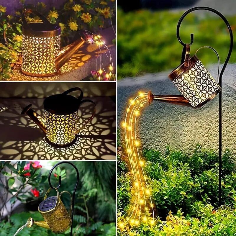 Solar LED Watering Can String Lights Clearance Buy