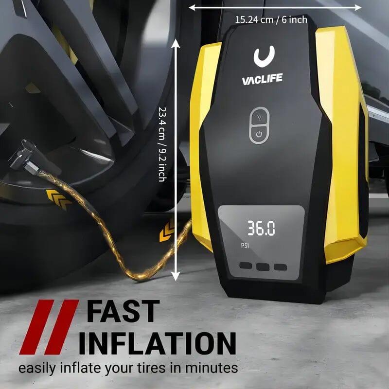 VacLife Tire Inflator Portable Air Compressor Low Cost Online