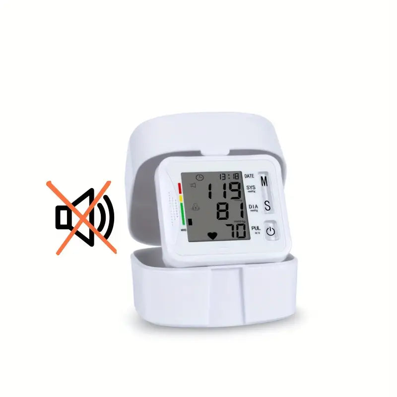 Wrist Blood Pressure Monitor with LCD Display, Adjustable Cuff with Irregular Heartbeat Detection Cheap Free Shipping