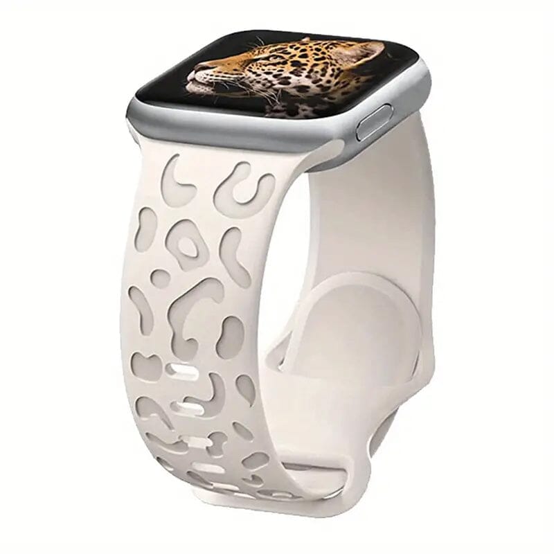 Leopard Engraved Replacement Band Compatible with iWatch Cheap Sale Exclusive