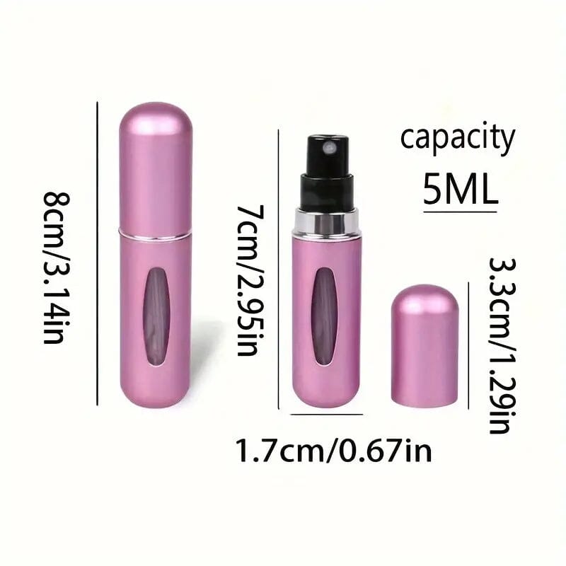 5-Pack: 0.17 Oz Matte Mini Perfume Atomizers Outlet Locations Cheap Online