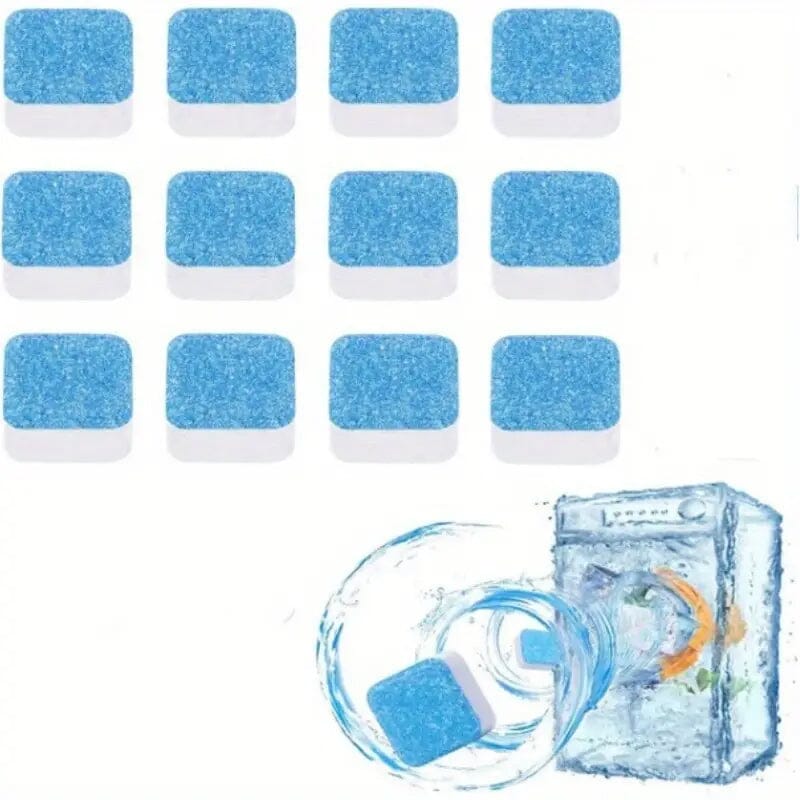 12-Pieces: Effervescent Washing Machine Cleaner Tablets Best Sale Cheap Online