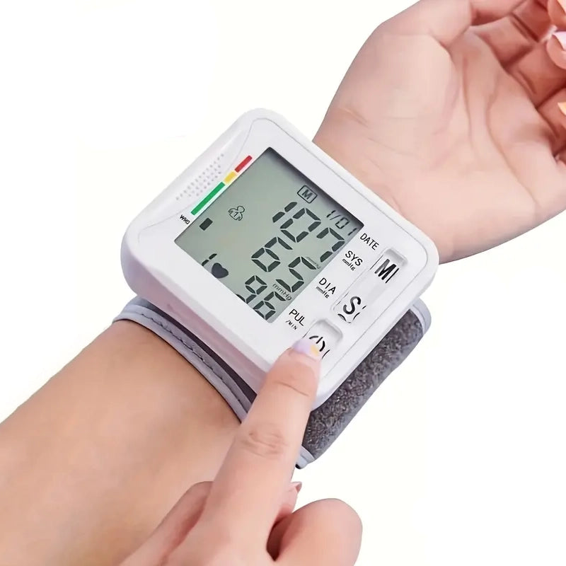 Wrist Blood Pressure Monitor with LCD Display, Adjustable Cuff with Irregular Heartbeat Detection Cheap Free Shipping