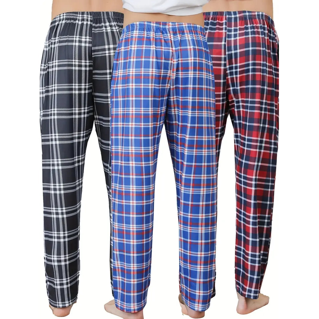 3-Piece: Mens Pajama Pants Loungewear Sleepwear Pijama Wide Range Of Cheap Pice