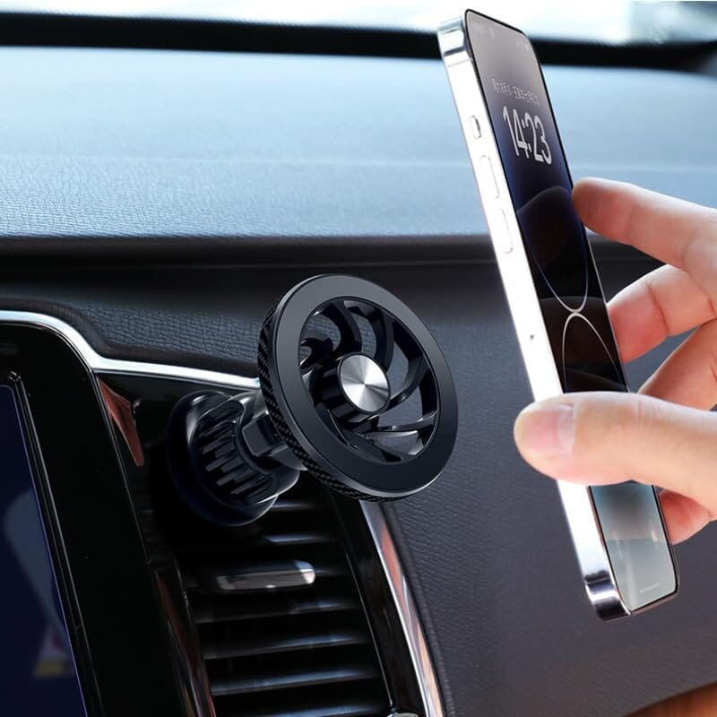 Magnetic Car Phone Holder Car Dashboard Air Vent Strong Magnetic Navigation Fixed Bracket Cheap Professional