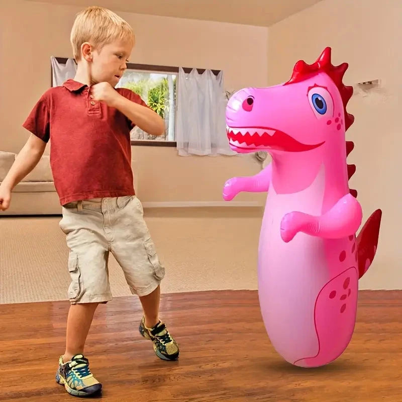 Inflatable T-Rex Punching Bag with Rebound Action Free Shipping Hot Sale