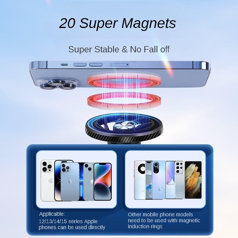 Magnetic Car Phone Holder Car Dashboard Air Vent Strong Magnetic Navigation Fixed Bracket Cheap Professional