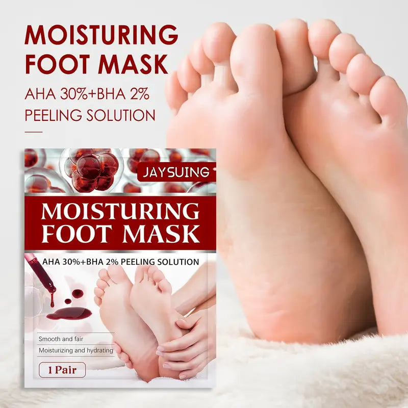 5-Pack: JAYSUING AHA 30% BHA 2% Peeling Solution Foot Mask Order Cheap Pice