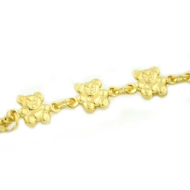 14k Gold Teddy Bracelet 7.5 Sale Wholesale Pice