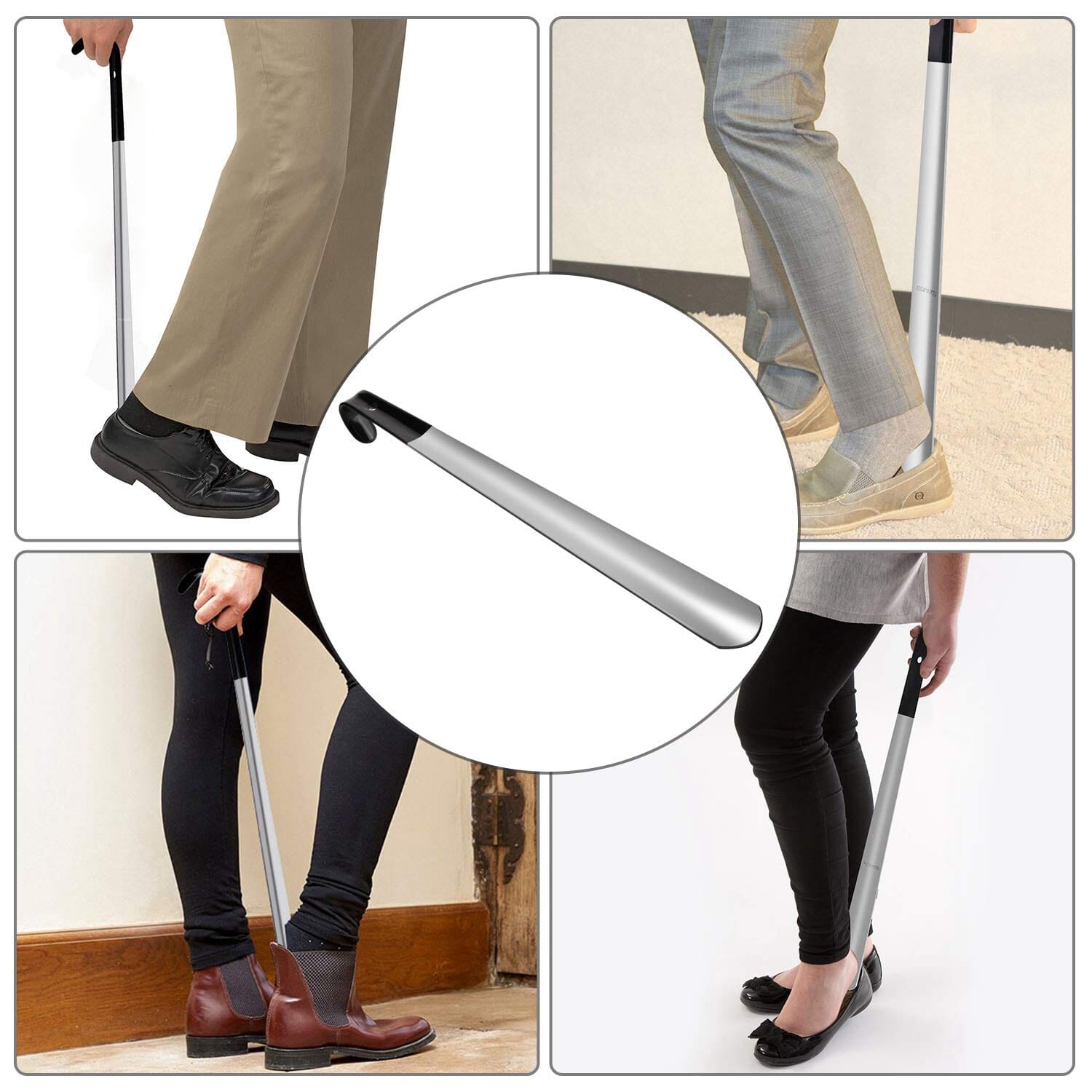 Ergonomic Stainless Steel Easy Grip Long Handle Shoe Horn Buy Cheap Cheapest