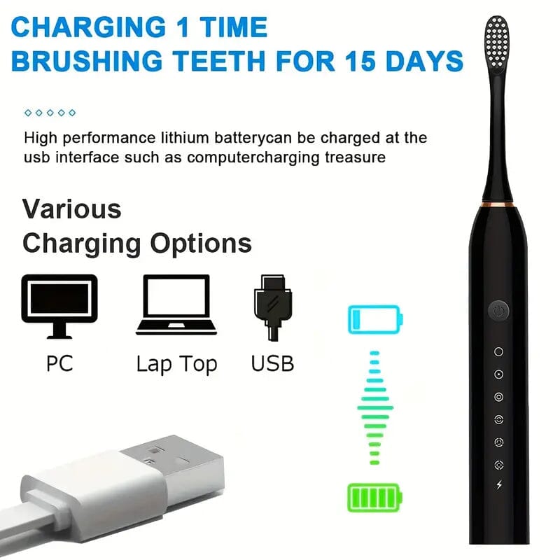 Sonic Electric Toothbrush with 6 Modes and Smart Timer Online Online Outlet Sale