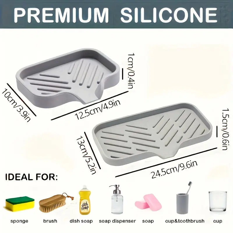 Silicone Sink Organizer Tray – Non-Food Contact Soap Holder Sale New Styles