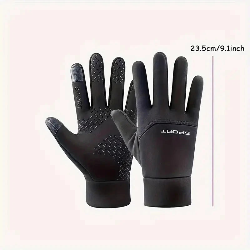 Autumn and Winter Outdoor Plus Velvet Cold Safeguard Glove Free Shipping Best Place