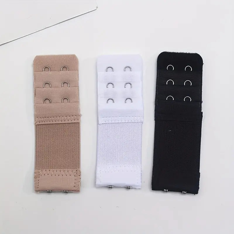 3-Pieces: Adjustable 2-Hook Bra Strap Extenders Inexpensive For Sale