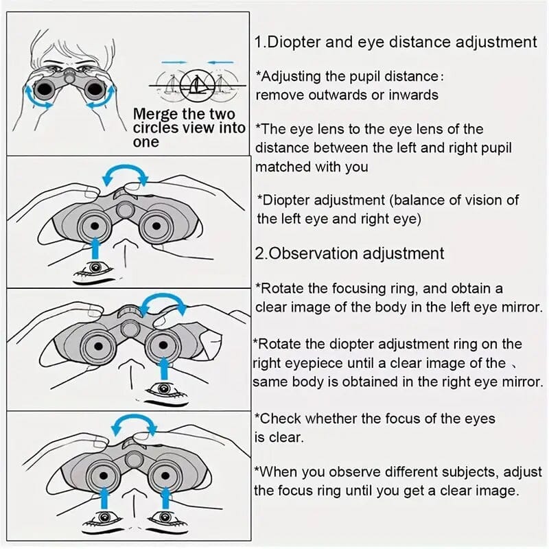 High-Definition Binocular Telescope with Night Vision Outlet Cheap