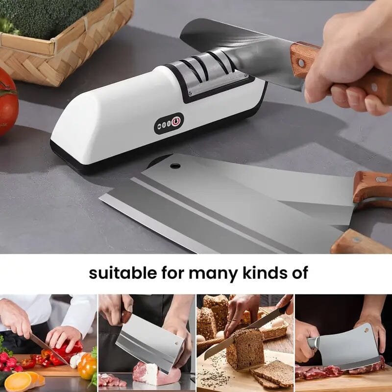 2-Stage Electric Knife Sharpener Free Shipping Geniue Stockist