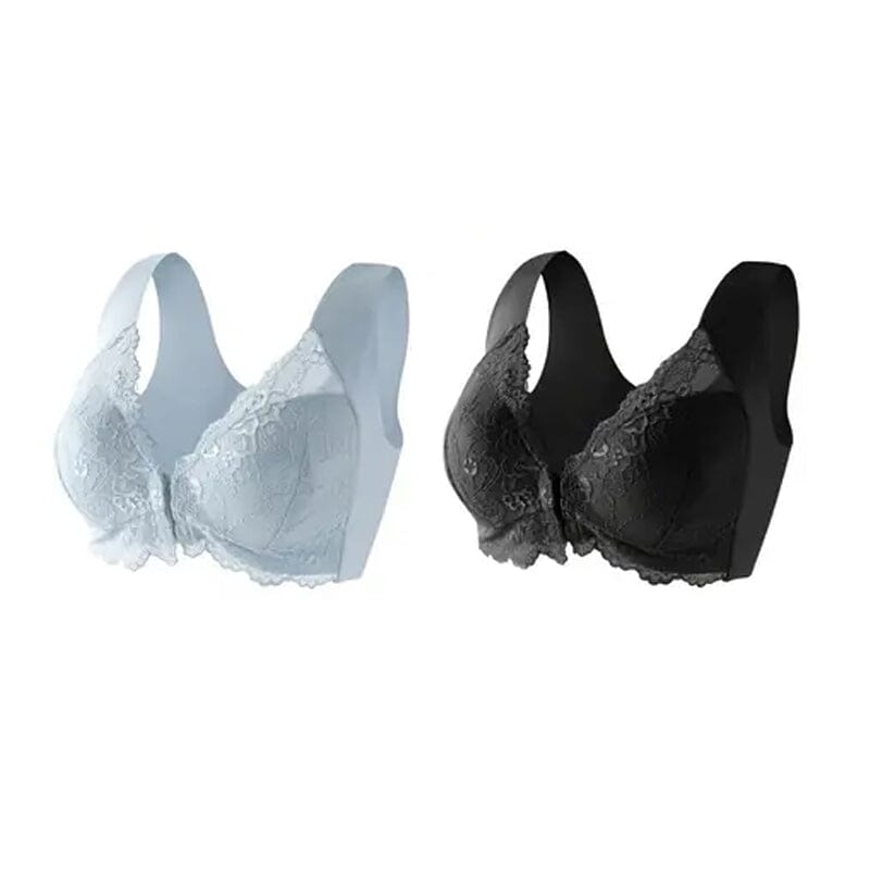 2-Pack: Women's Front Closure Bras Discount Free Shipping