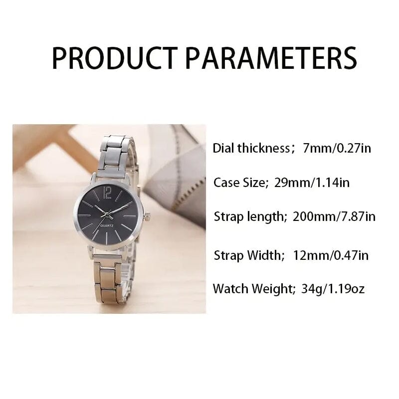 2-Piece Set: Digital Alloy with Quartz Watch and Love Bracelet With Mastercard Online